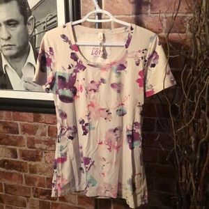 lululemon Tshirt size 10 lots of life left and headband included